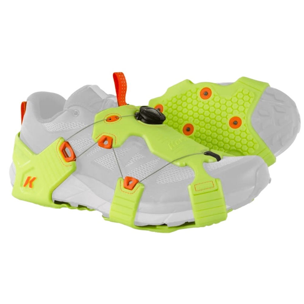 Korkers Ice Runner BOA Ice Cleats – Green/Orange, Size M